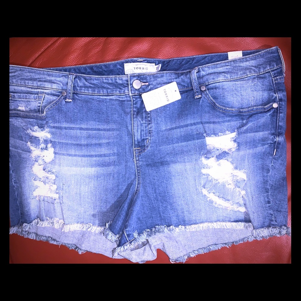 Torrid Short shorts.